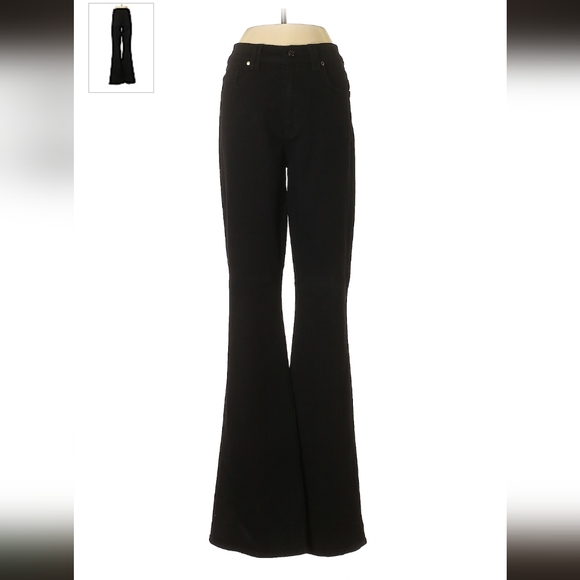 7 For All Mankind Denim - 7 For All Mankind Flare Black Jeans